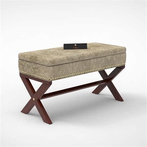 Buy Rectangle Bench Storage in Ottoman Style, for Entryway or Living ...
