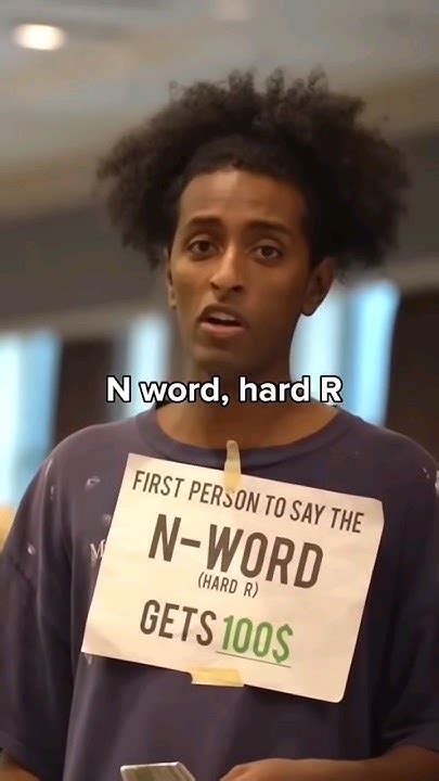 The First Person To Say N Word, Hard R Will Get $1000 ! #funny # ...