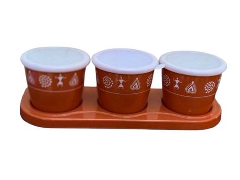 Buy Traditional Terracotta Storage Jars with Tribal Pattern, Set of 3 ...