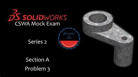 Image result for CSWA SolidWorks Practice Problem 7 3