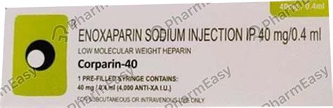 Corparin 60 MG/0.6ML Injection (0.6): Uses, Side Effects, Price ...