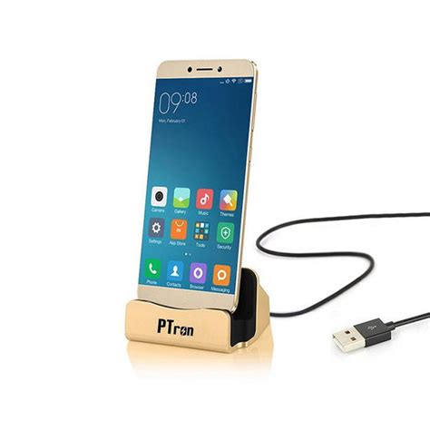 PTron Cradle Docking Station Charger Stand Adapter With Micro USB For ...