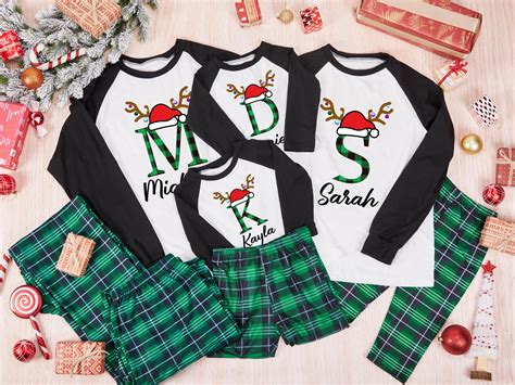 Personalized Christmas Pajamas,family Christmas Pajamas,christmas Pjs ...
