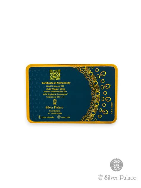 Pure Gold Lakshmi Coin And Bars .0200gms For Gifting - Silver Palace