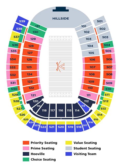 Uva Football Stadium Seating Chart
