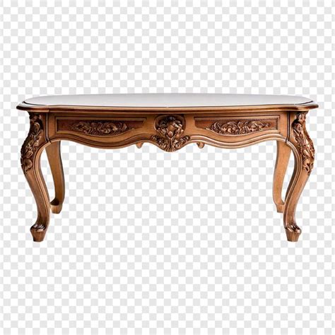 A brown table with a design on it | Premium AI-generated PSD