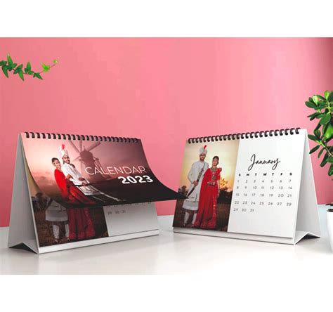 Elevate Your Space with Personalized Table Top Calendar 6x9 | Satyam ...