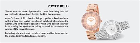Buy Aspen Power Bold Analog Brown Dial Women's Wrist Watch - AP1881 at ...