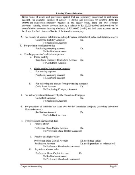 Corporate Accounting-7 - Gross value of assets and provisions against ...