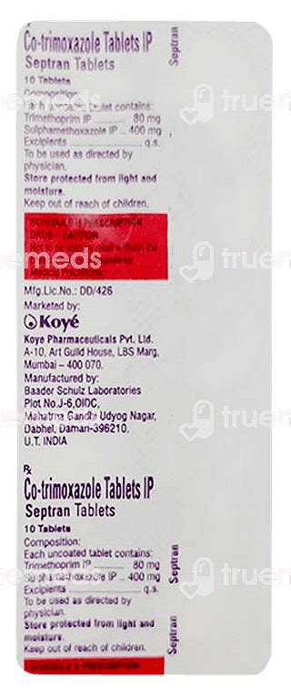 Septran Tablet – Bacterial Infection Treatment