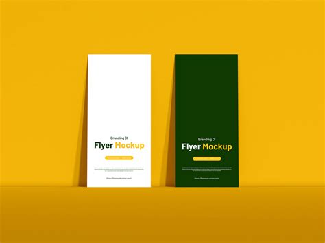 Free Dual DL Flyer Mockup PSD - Good Mockups