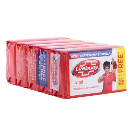 Buy Lifebuoy Soap - Total, 4x125g Pack Online at Low Prices in India ...