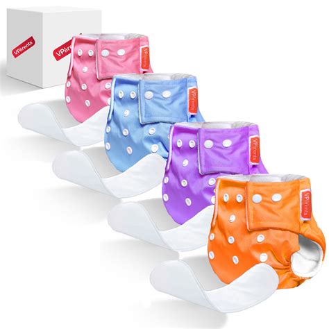 Solid Reusable Adjustable Baby Cloth Diaper With Insert (Pink, Purple ...