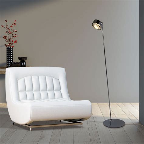 LED floor lamp Puk Maxx Floor Mini, chrome | Lights.co.uk
