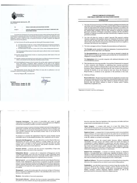 Corporate Governance Statement Example 的图像结果