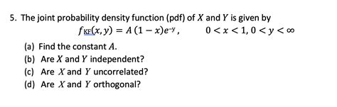 Image result for Joint Probability Density Function Examples