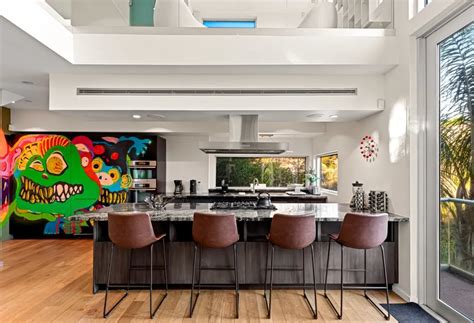 Inside Chris Brown's Old Hollywood Hills Graffiti Mansion