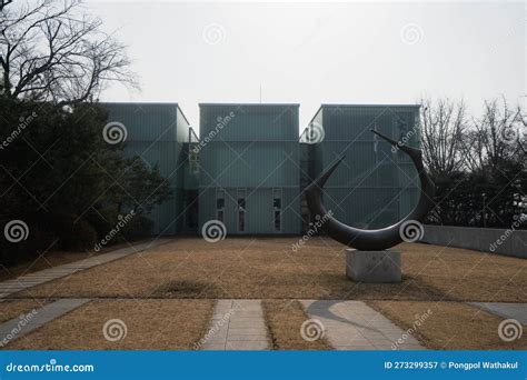 Ahn Jung-geun Memorial Hall and Namsan Near Namsan Tower during Winter ...