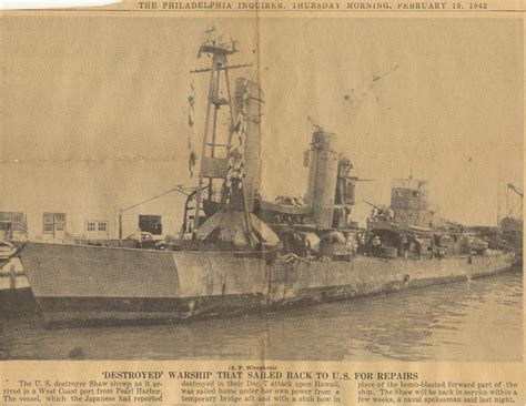 19-N-88285 USS Shaw (DD-373)