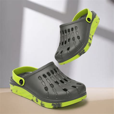 Men Perforated Comfort Clogs with Contrasting Strap – Carlton London Online