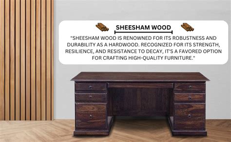 MODERN FURNITURE SHEESHAM Wooden Study Table for Students Big Size with ...