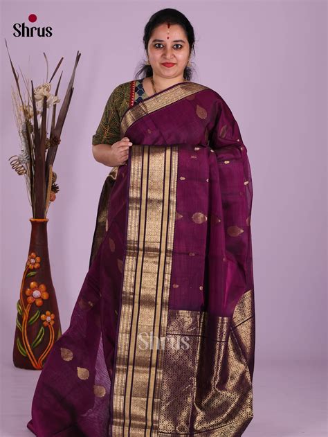 Purple - Timeless Silk Cotton Saree