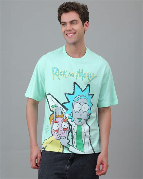 Rick & Morty Printed Oversized Tshirt For Men – Free Authority