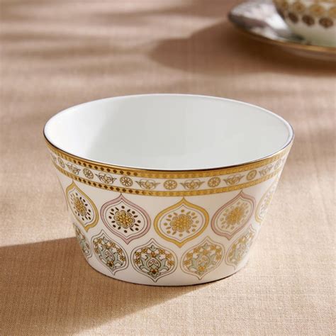 Buy Midas Bone China Printed Serving Bowl - 470ml from Home Centre at ...