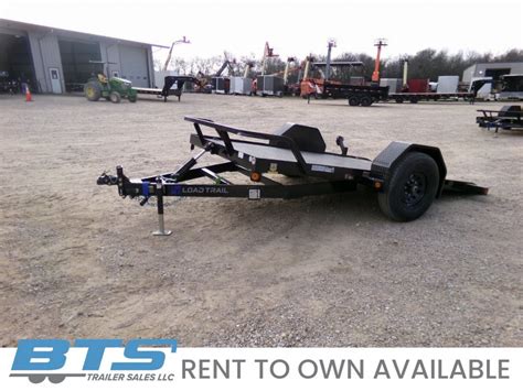 New 2025 Load Trail SH 77x12 Scissor Lift Tilt Trailer