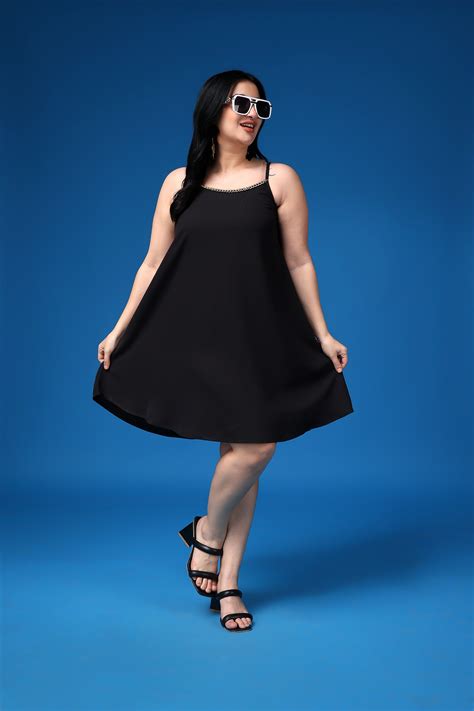 Flared Mini Dress - Sleeveless - Round Neck - Casual – theshimmerhouse