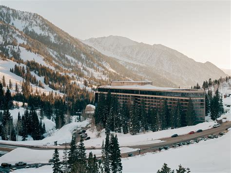 Adrenaline meets architectural wonder at Snowbird's maverick ski resort ...