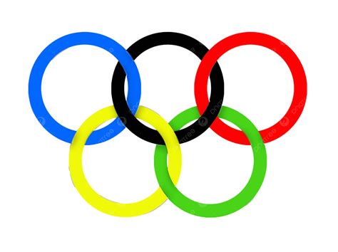 Olympic Rings On The White Game Multicolor, Round, Game, Symbol PNG ...