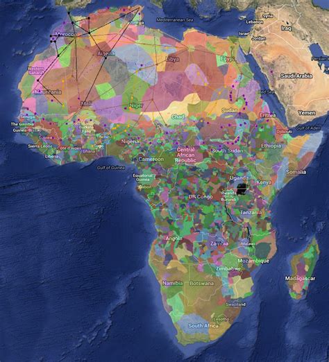 Real map of Africa if borders were based on ethnicity. : r/MapPorn
