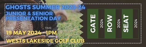 Ghosts Summer 2023-24 Presentation , Camden Lakeside Golf Course ...