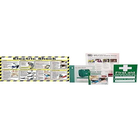 Safety First Aid Group Electric Shock Treatment Guide A2 Poster ...