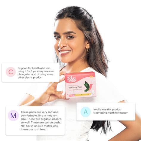 Buy Bliss Natural Organic Sanitary Pads - XL Fluffy (Pack of 6)