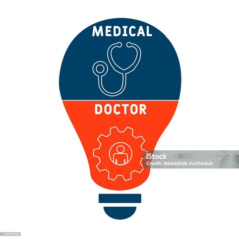 Md Medical Doctor Acronym Stock Illustration - Download Image Now - Abstract, Alphabet, Art - iStock
