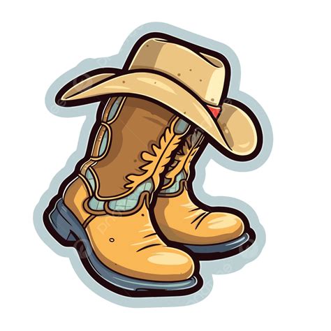 Cowboy Boots Cartoon at Selma Burns blog