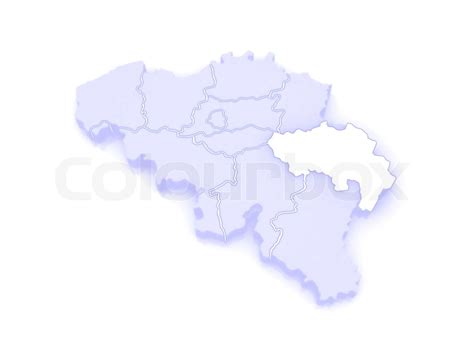 Map of Liege. Belgium. | Stock image | Colourbox