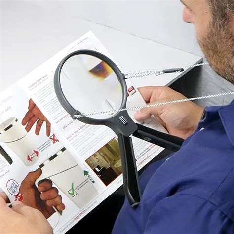 Hands Free Magnifying Glass For Reading at Sharon Alexander blog