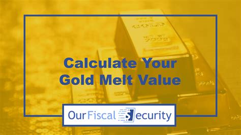 Gold Melt Value Calculator (How Much?) - 14k, 18k, 10k Values