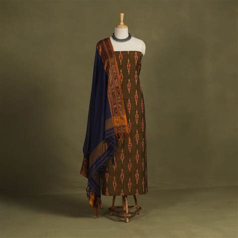 Pochampally Dress Material - Buy Pochampally Ikat Dress & Suit Material ...