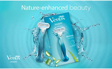 Gillette Venus Smooth Hair Removal Razor for Women with Aloe Vera, 1 Pc ...