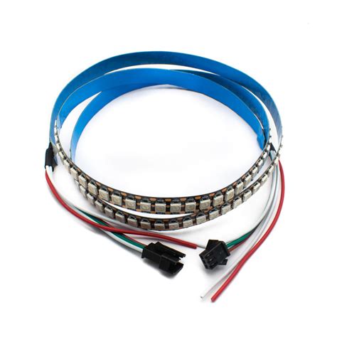 Buy WS2812B 144 LEDs/m RGB Addressable LED Pixel Strip Light 5V DC ...