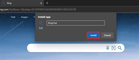 Bing Chat App 的图像结果