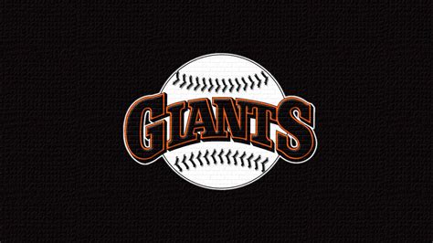 Download Black Baseball San Francisco Giants Logo Wallpaper ...
