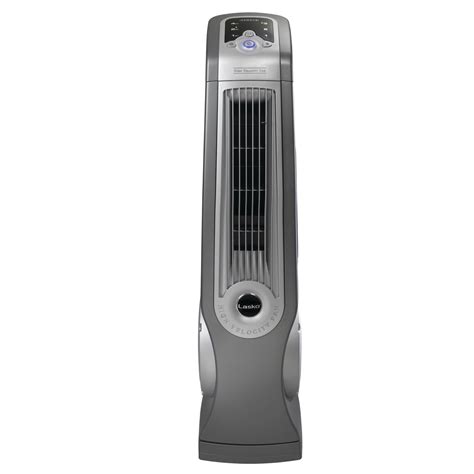 Lasko High Velocity Tower Fan with Remote Control, 4930, Gray