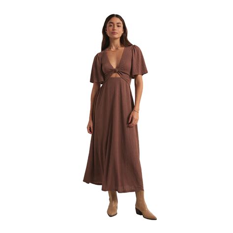 Z Supply Women's Mavis Midi Dress Whipped Mocha – Pacific Boarder