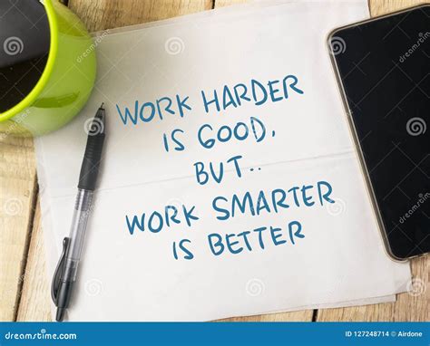 Work Smarter Not Harder Word Royalty-Free Stock Image | CartoonDealer ...