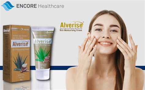 Alverise Cream Moisturizer For Face & Body | Aloe Vera, Vitamin E, A ...